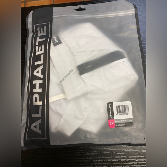 ALPHALETE INFINITY SPEED SHORT 5.5" XS White - Picture 2 of 4